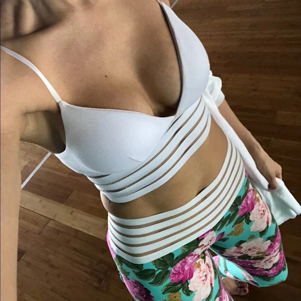 Two cute booty lounge sports bra